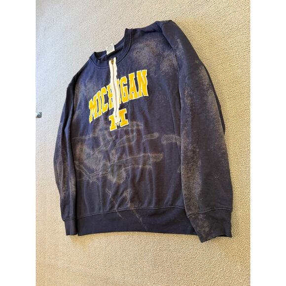 Stadium Athletics Men Large Blue Michigan Pullover Crewneck Sweatshirt - Picture 14 of 16